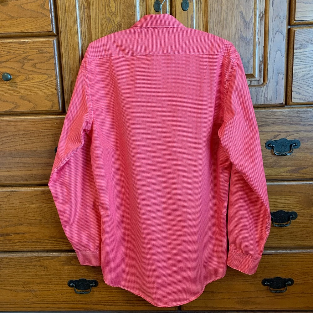 Black Label by Ruffini Men’s Red Casual Shirt - Picture 3 of 7